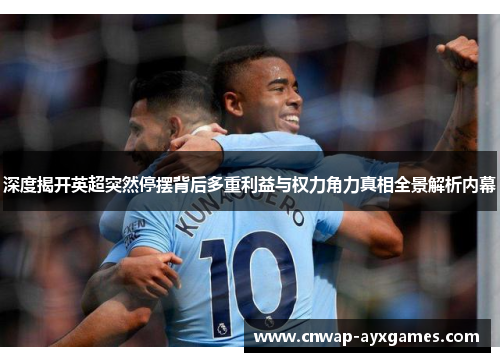 深度揭开英超突然停摆背后多重利益与权力角力真相全景解析内幕 深度揭开英超突然停摆背后多重利益与权力角力真相全景解析内幕