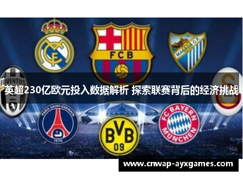 英超230亿欧元投入数据解析 探索联赛背后的经济挑战 英超230亿欧元投入数据解析 探索联赛背后的经济挑战